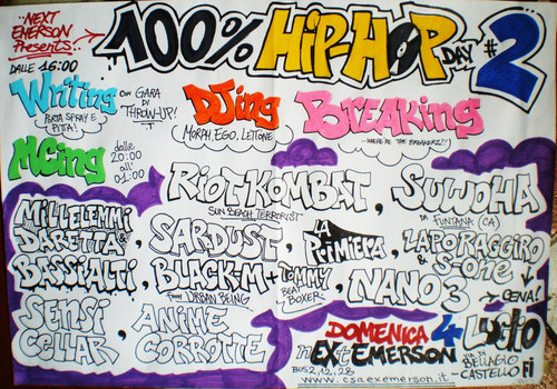 100 hip hop day 2 nEXt Emerson FI domenica 4 luglio 2010